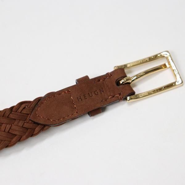 HEUGN】Nubuck Josh ヌバックレザーメッシュベルト HEUGN（ユーゲン