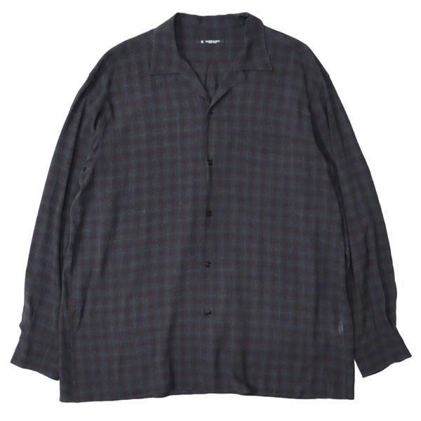 OP COLLLAR SHIRTS RAYON強撚 BRCHECK 25AW Released on 10/9