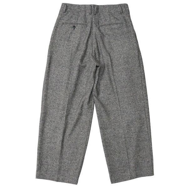 KHONOROGICA　KICS DOCUMENT　バイカラーダブルタックパンツ KHONOROGICA - 【ラスト1点】Bi Color Double Tuck Pants(KHAKI