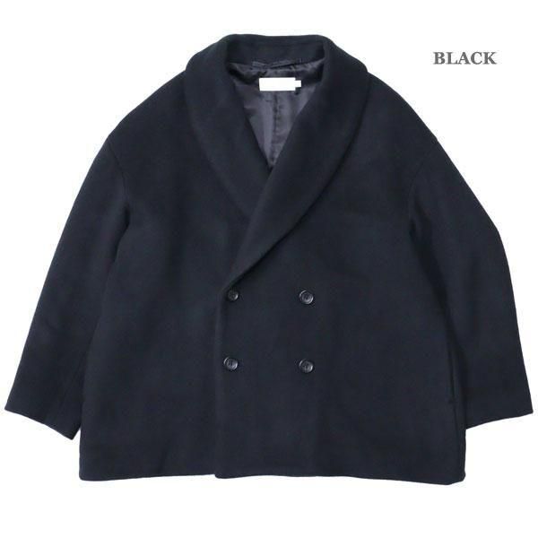 値下げ⭐︎LIMELIGHT バートン Light Melton Oversized Coat / BLACK | Graphpaper (MEN