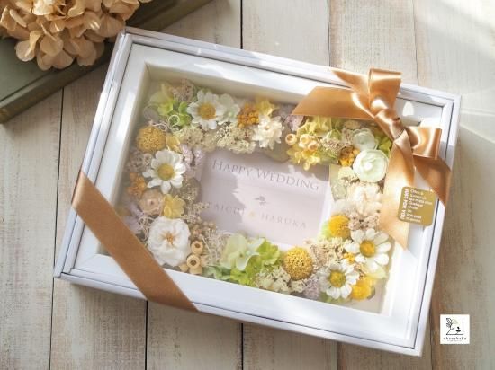 写真入れ替えOK◎誕生日・結婚祝い》カラフルフラワーズ♪プリザーブド