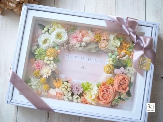 写真入れ替えOK◎誕生日・結婚祝い》カラフルフラワーズ♪プリザーブド