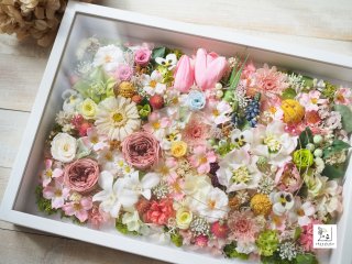 結婚祝い、結婚記念日、両親贈呈品に贈る花ギフト - 世界に一つだけの