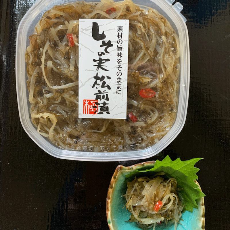 しその実松前漬 ２００ｇ - 函館朝市直行便 | 丸和すがわら | 函館朝市