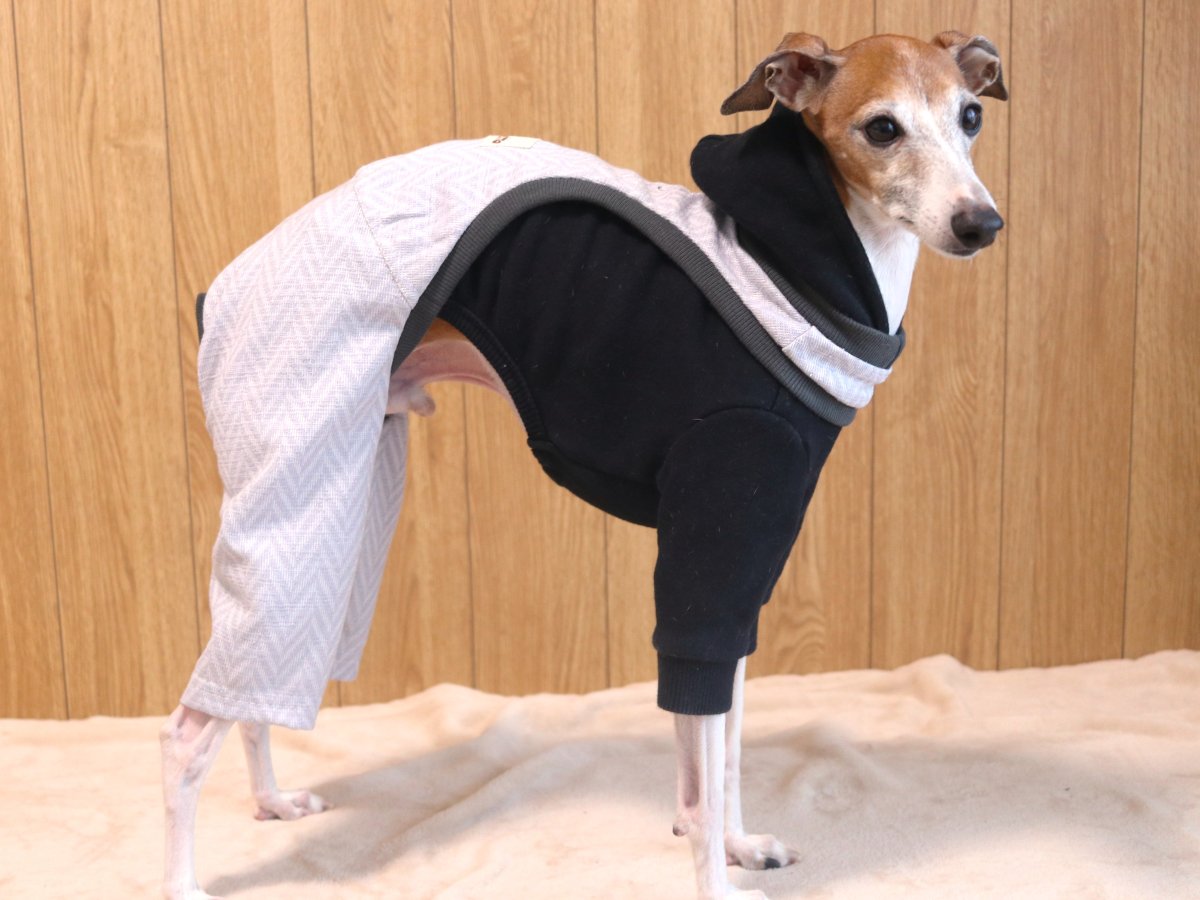 最旬ダウン kappa maki maki イタグレ服 ハンドメイド 犬用品 - en