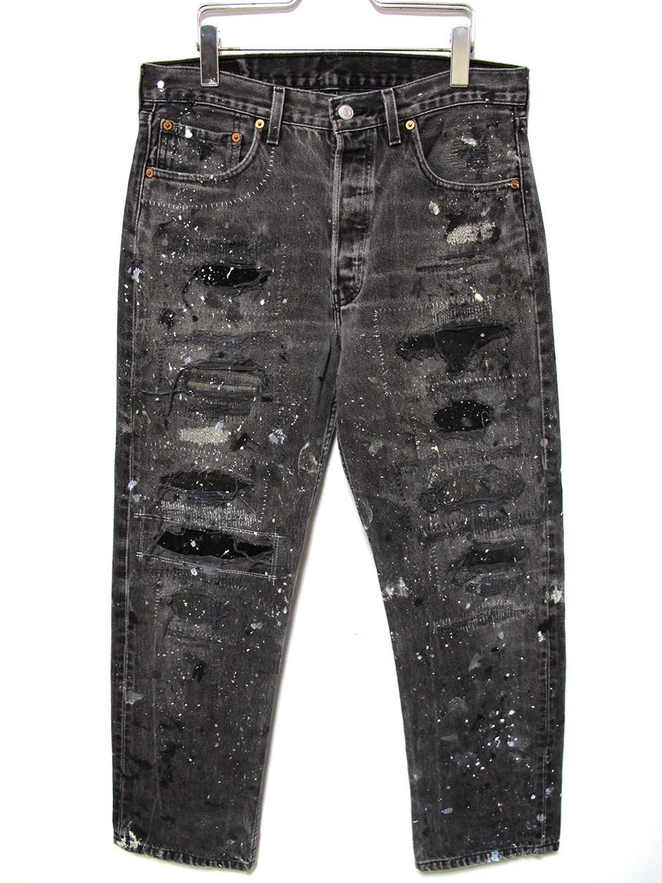 OVERDESIGN オーバーデザイン　501 ブラック　ヴィンテージデニム OVERDESIGN オーバーデザイン501 ブラックヴィンテージデニム