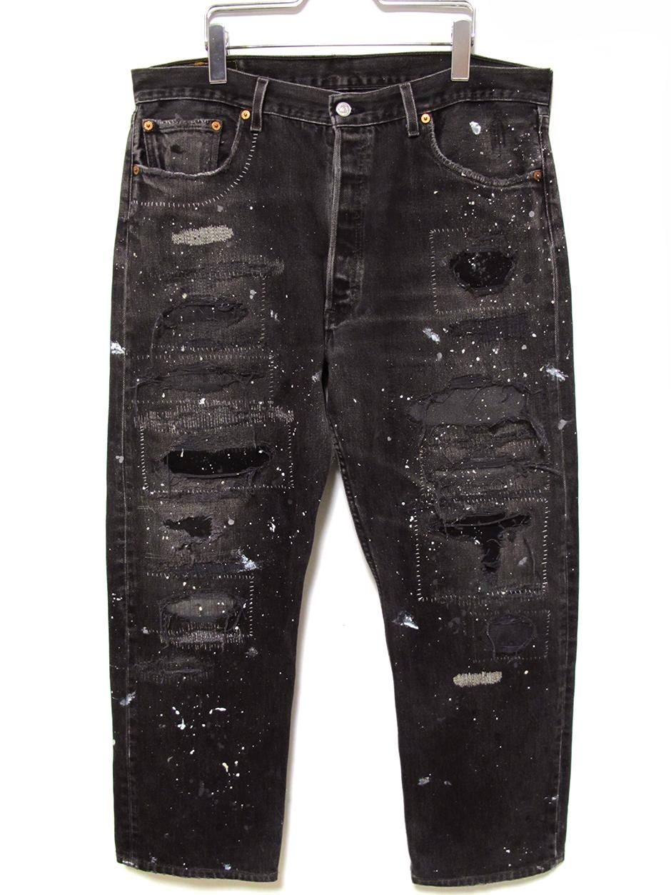 OVERDESIGN オーバーデザイン　501 ブラック　ヴィンテージデニム OVERDESIGN オーバーデザイン501 ブラックヴィンテージデニム