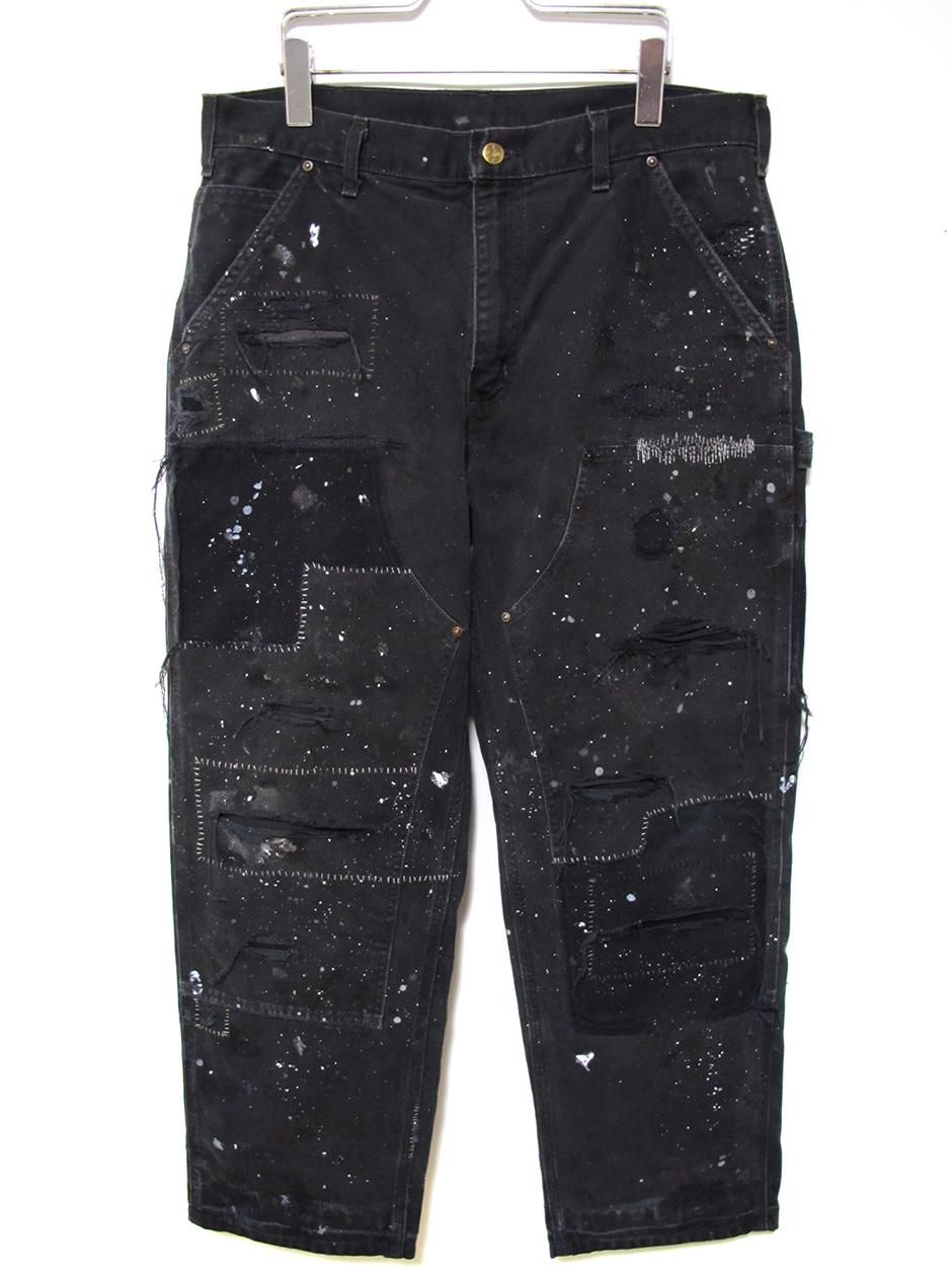 注目の福袋！ Duck Knee Double CARHARTT Work OVERDESIGN - Pants_BLK0914 パンツ