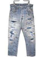 OVERDESIGN オーバーデザイン　501 ブラック　ヴィンテージデニム Hand crafted by OVERDESIGN - OVERDESIGN Official Online Store