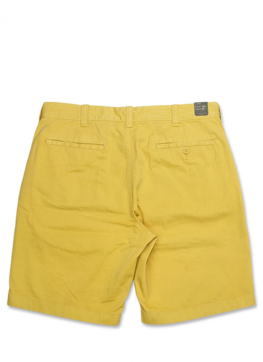 yellow jean shorts