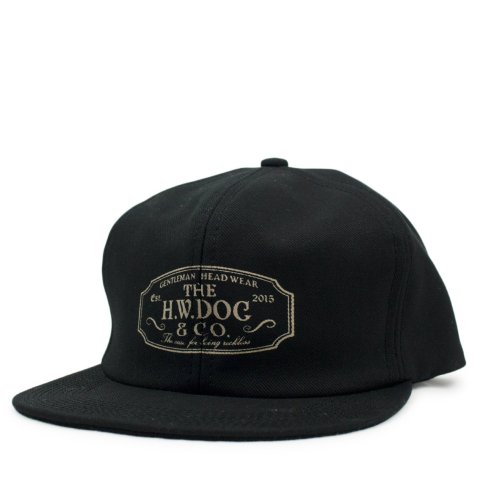 [THE H.W.DOG&CO. / ザ エイチ ダブリュー ドッグ アンド コー] <br>TRUCKER CAP トラッカー キャップ D-00004 ブラック