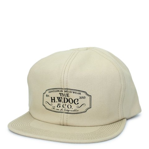 THE H.W.DOG&CO. TRUCKER CAP ドッグアンドコー トラッカー キャップ ベージュ