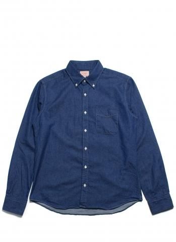 BIG MIKE INDIGO TWILL BD SHIRTS ӥåޥ ǥĥ BD 饤ȥͥӡ