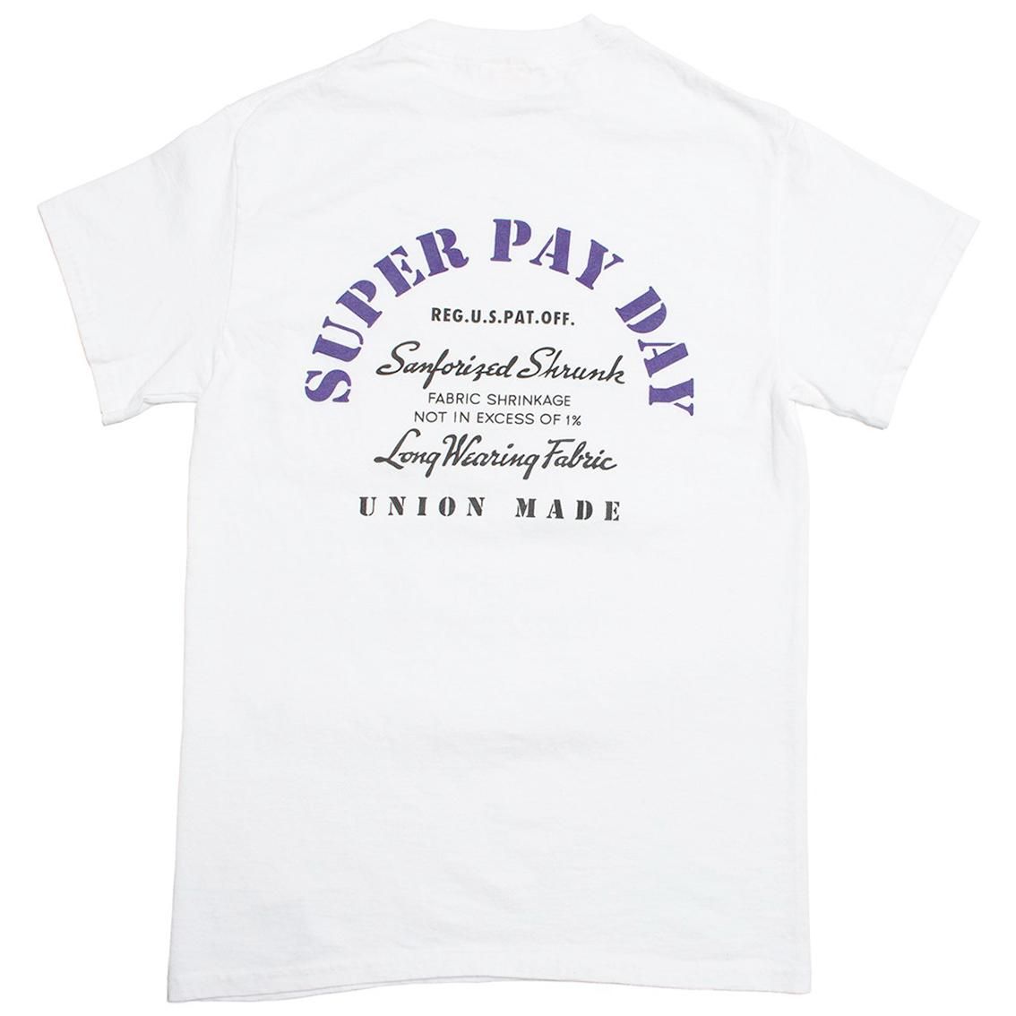 PAYDAY / ペイデイ]Tシャツ バックプリント ポケット付き クルー