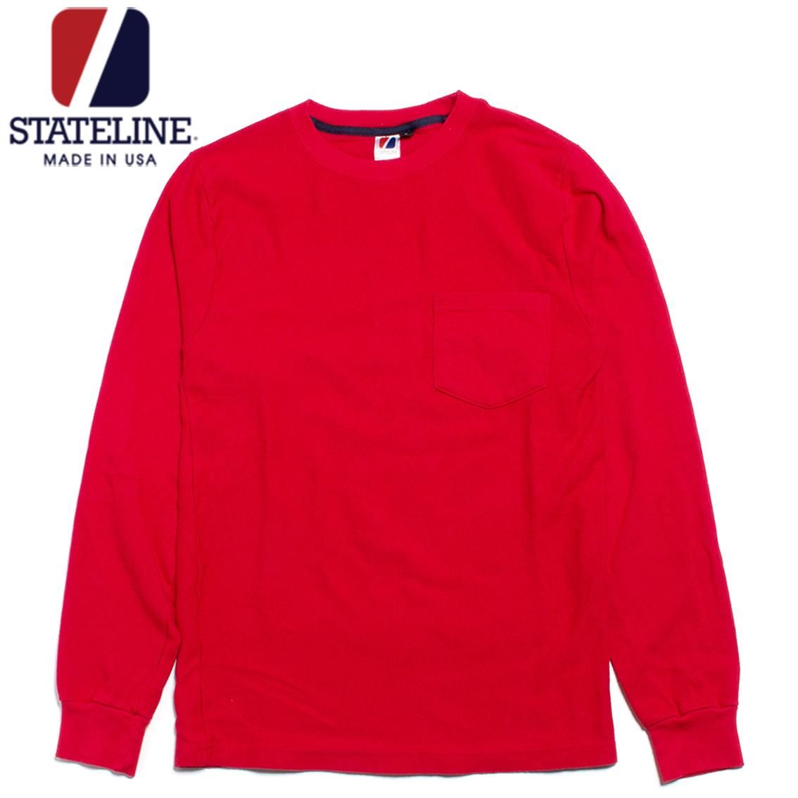 STATELINE / ステートライン]7.25oz RUGBY ロングスリーブ T