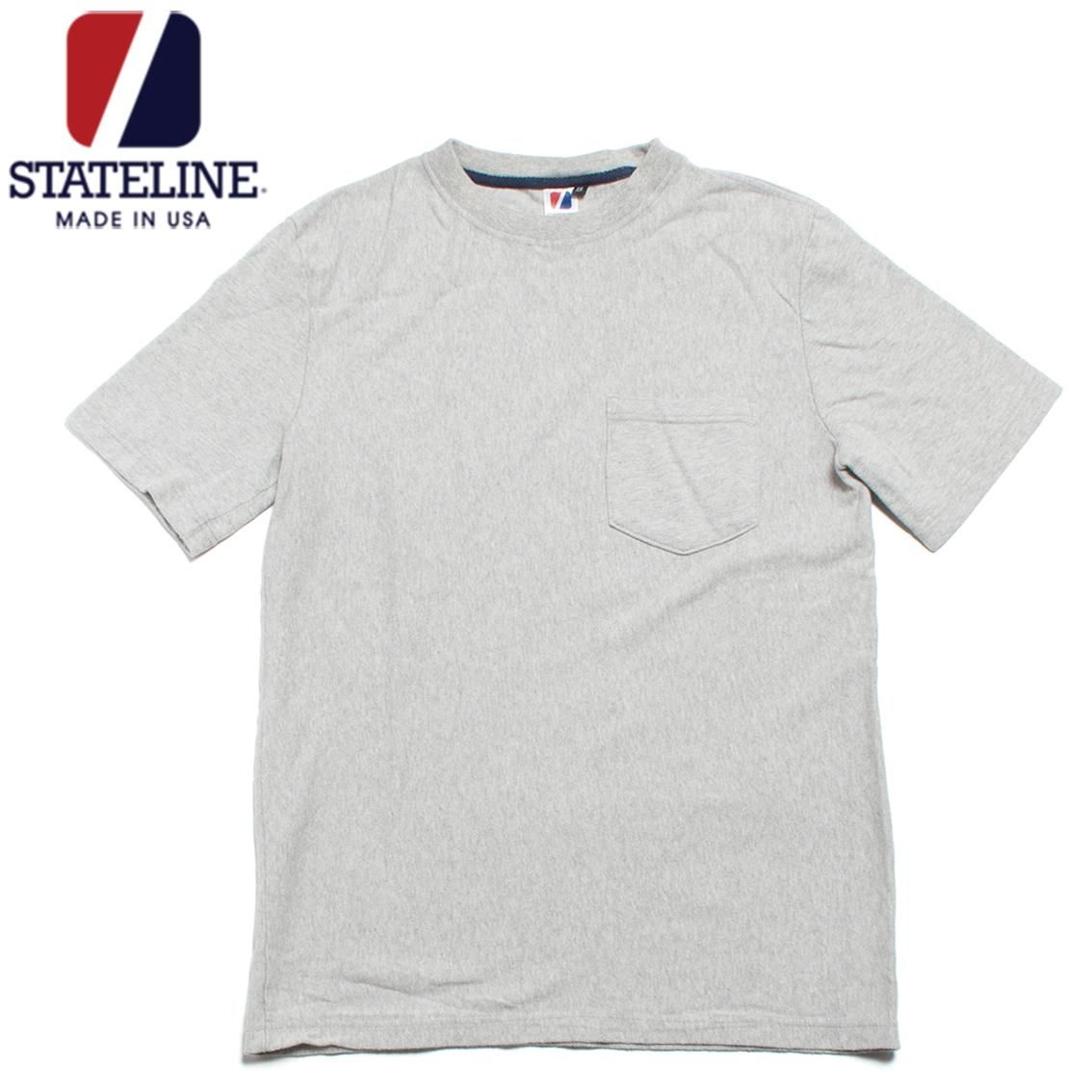 【★超目玉】 ステートライン]7.25oz / STATELINE RUGBY ポケット付き Tシャツ その他