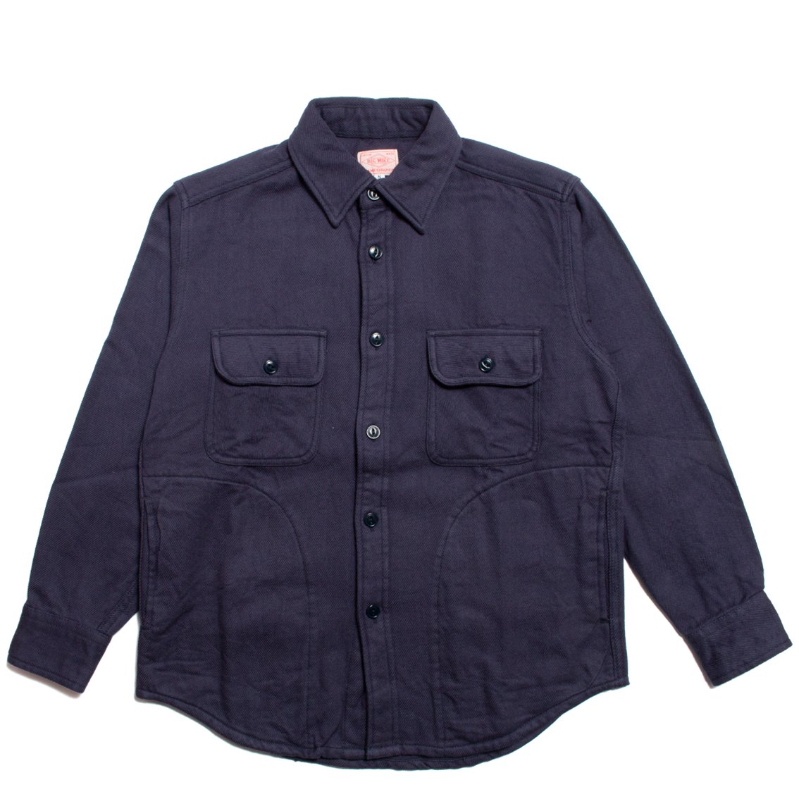 BIG MIKE / ビッグマイク] HEAVY FLANNEL SHIRTS JACKET ヘビー フランネルシャツ ジャケット ネイビー -  HARTLEY