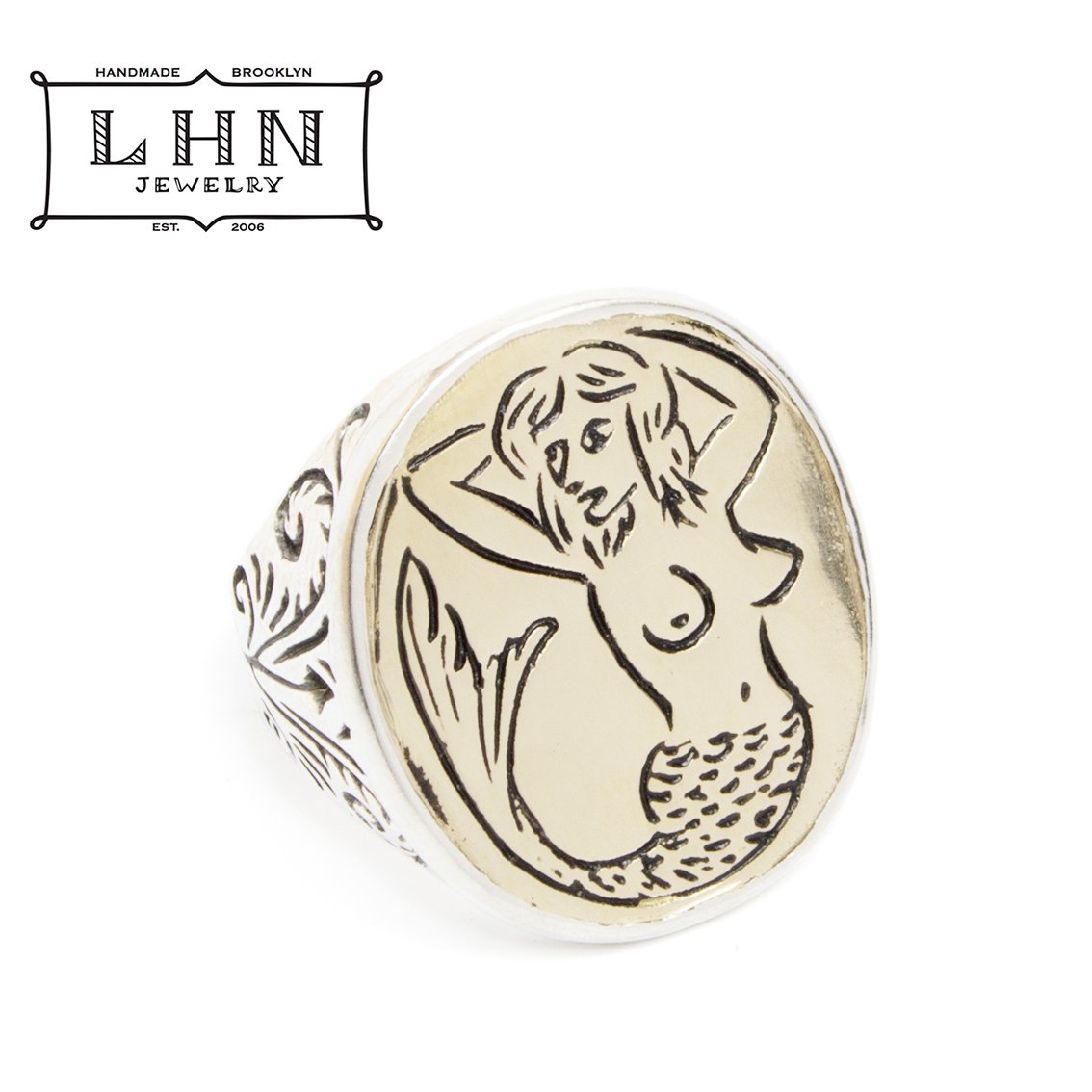 LHN Jewelry / エルエイチエヌジュエリー] Mermaid Signet Ring リング