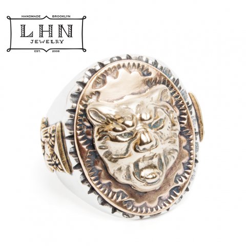 [LHN Jewelry / エルエイチエヌジュエリー] <br>Strength & Wisdom Souvenir Ring メキシカンリング 指輪 アメリカ製