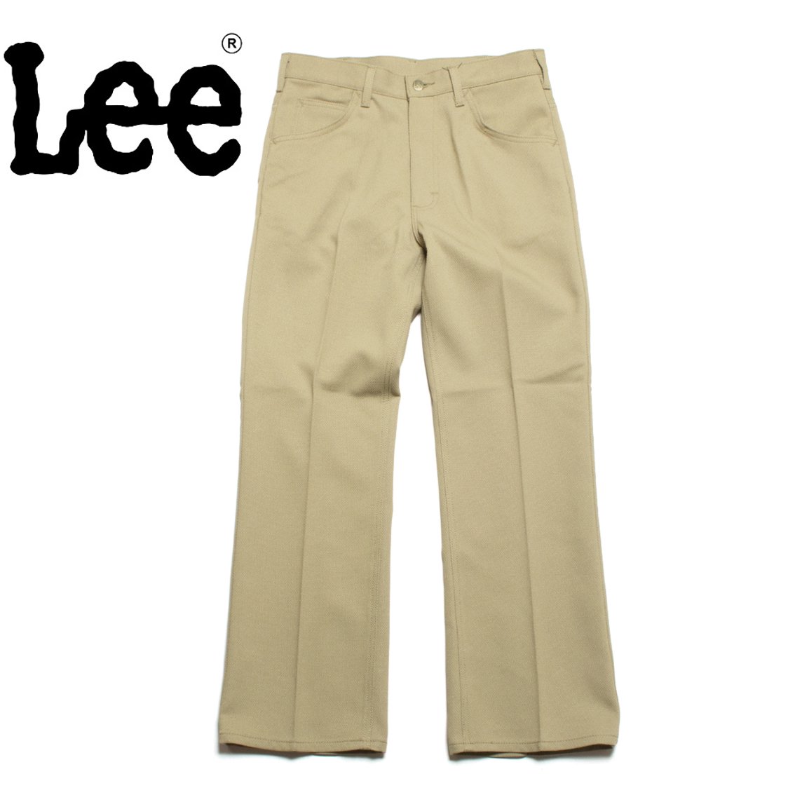 Lee / リー] ブーツカット パンツ 70's ホップサック ベージュ - HARTLEY