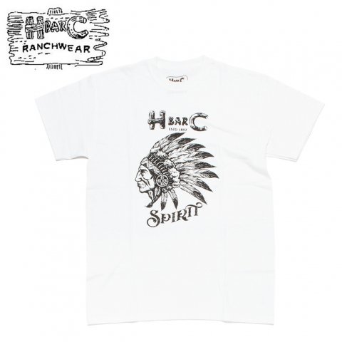 [H BAR C / エイチバーシー] <br>Spirit Tシャツ スピリット ホワイト