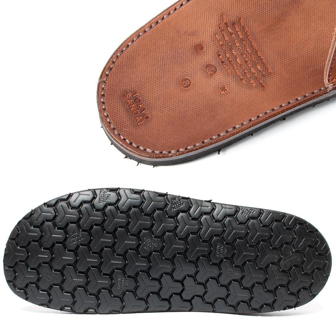 靴 TOKYO SANDAL ONSEN SANDAL BROWN TOKYO SANDAL / トーキョー