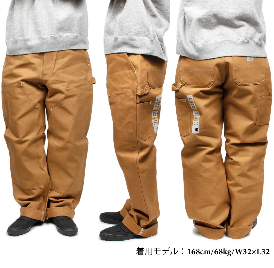 Carhartt / カーハート] B01 DOUBLE FRONT WORK DUNGAREE ダック ...