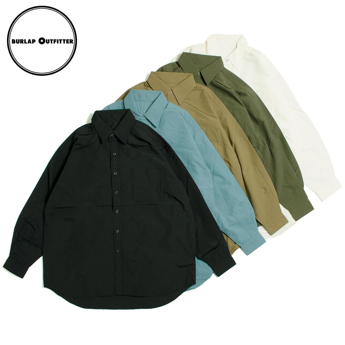 BURLAP OUTFITTER / バーラップアウトフィッター] LS B.B. SHIRT SOLID