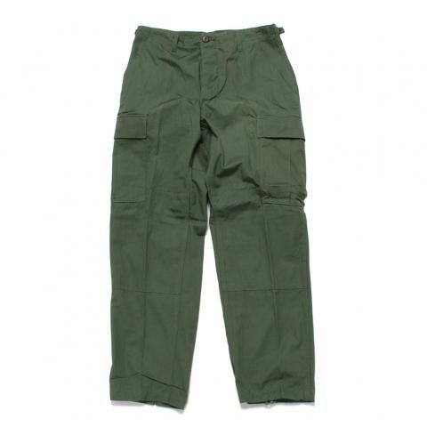 ꥫ ѥ TROUSERS CAMOUFLAGE GREEN 483 BDU CARGO PANTS (DEAD STOCK)