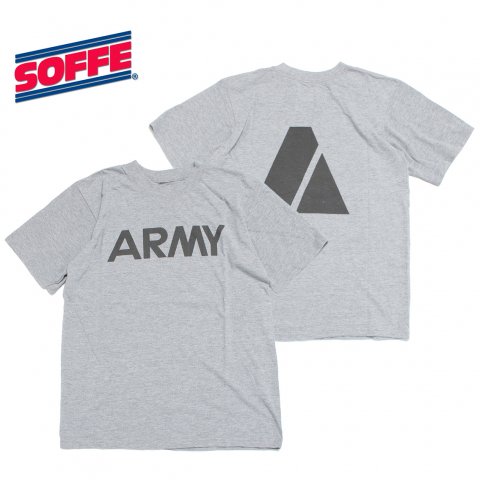 [SOFFE / ソフィー] <br>ARMY Tシャツ バックプリント 半袖 リフレクター D0000011