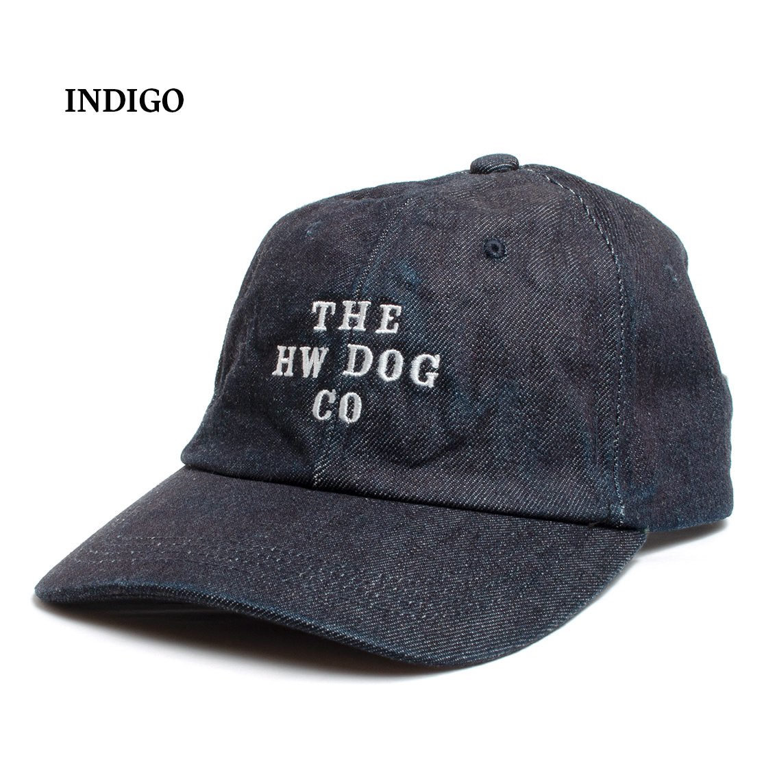 THE H.W.DOG&CO. ザ エイチ ダブリュー ドッグ アンド コー | WASH DENIM CAP 6パネルキャップ ウォッシャブル  デニム 日本製 - HARTLEY