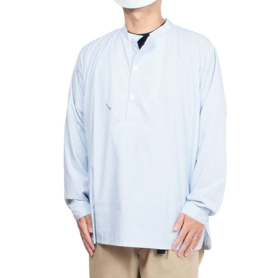 modAS / モダス]Art1003 フィッシャーマンシャツ バンドカラー