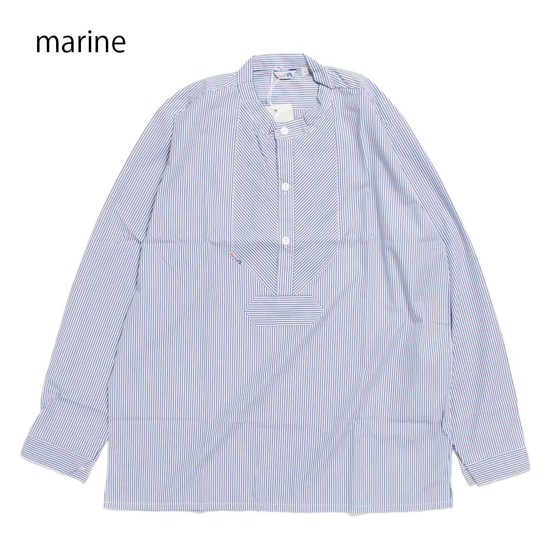 modAS / モダス]Art1003 フィッシャーマンシャツ バンドカラー