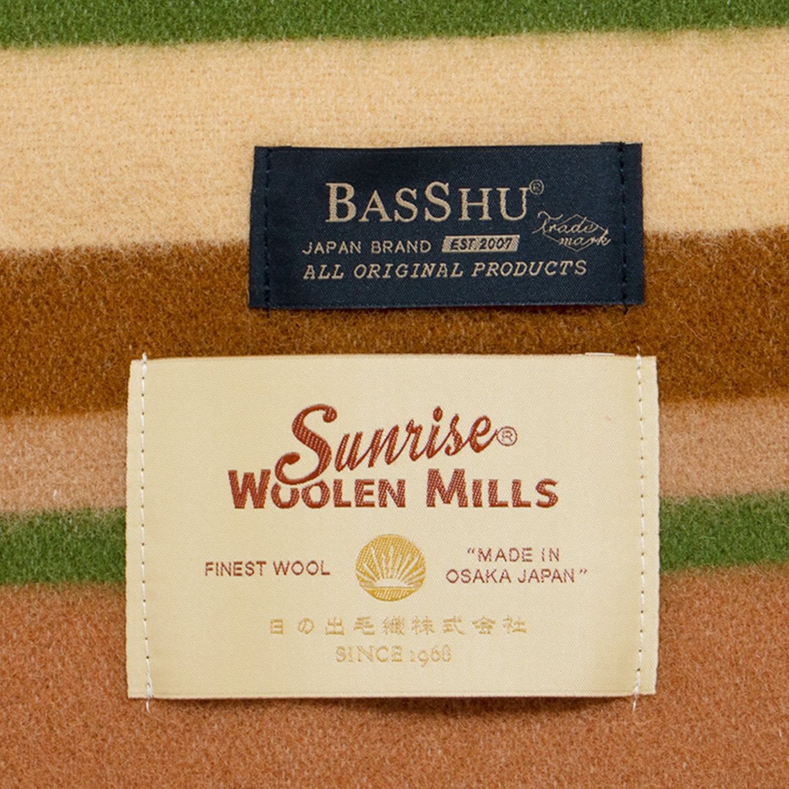 Basshu バッシュ ウールブランケット woolen mills-