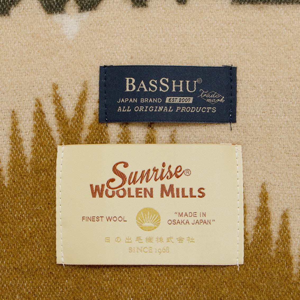 Basshu バッシュ ウールブランケット woolen mills - 布団