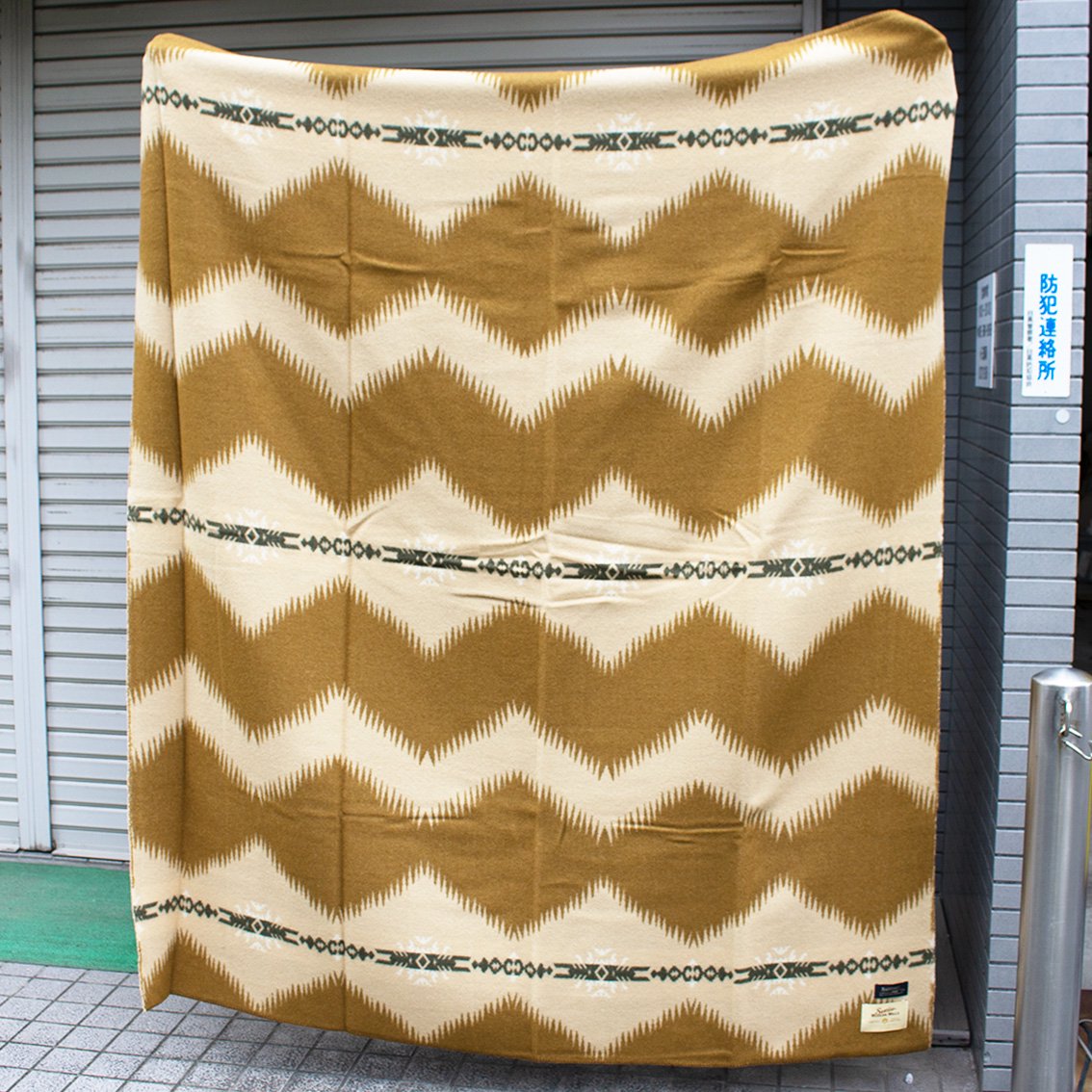 BasShu / バッシュ] Wool Blanket ウールブランケット 153×180