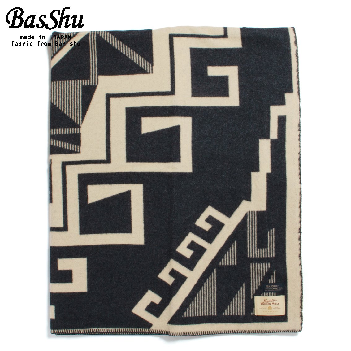 BasShu / バッシュ] Wool Blanket ウールブランケット 153×180