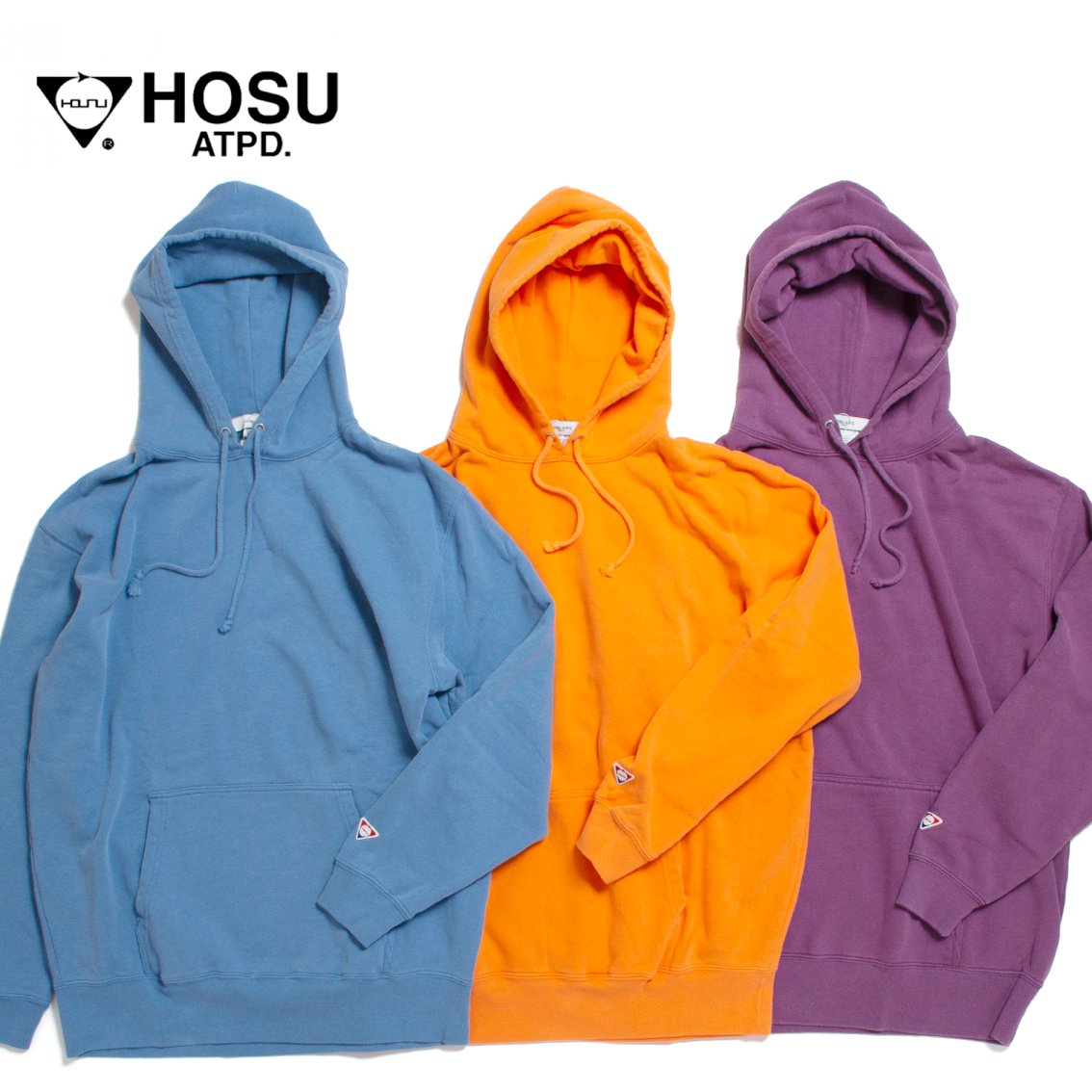 HOSU / ホス] 10oz. ヴィンテージ加工 スウェットパーカー フレンチテリー 111-2103 - HARTLEY