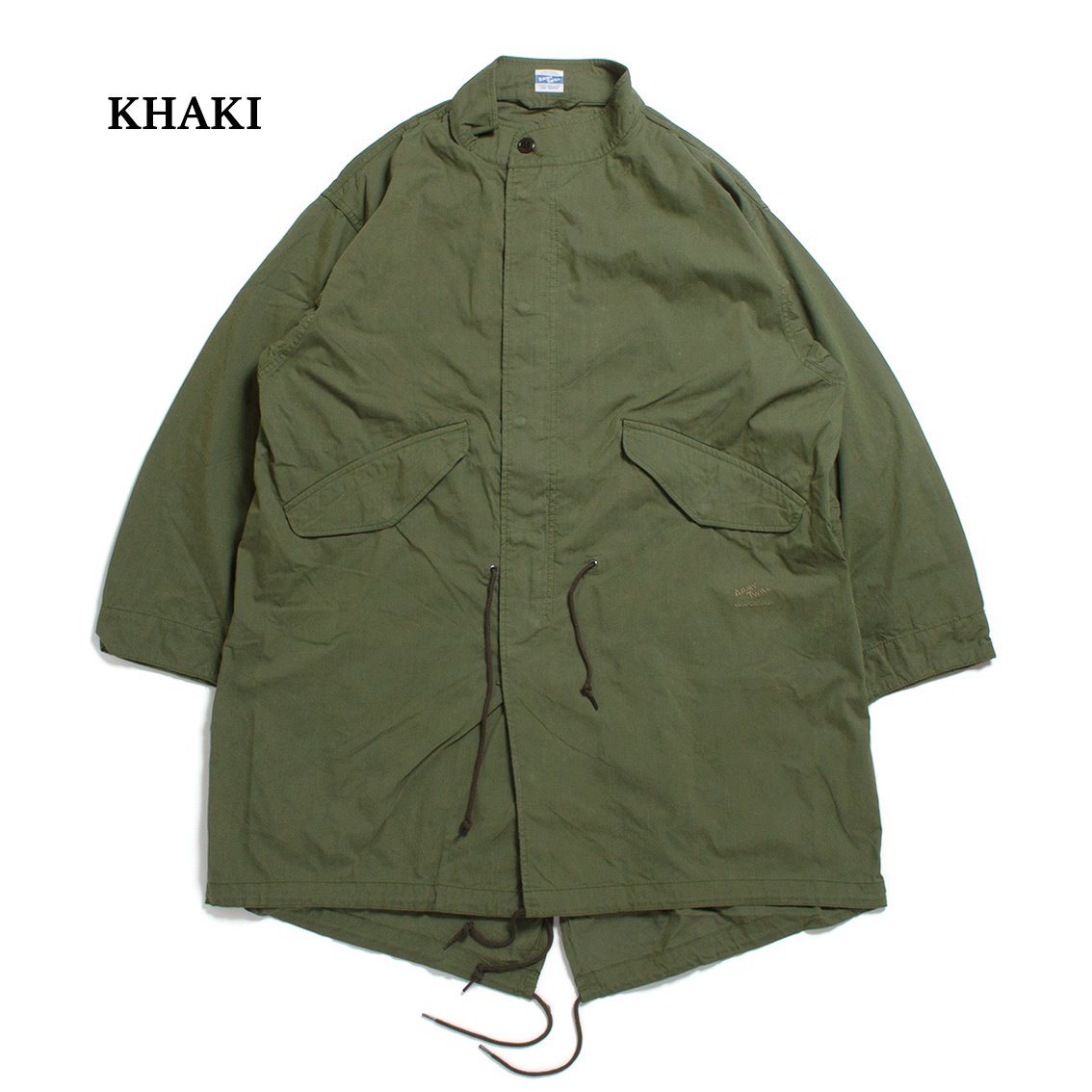 アウトレット 美品 21AW ARMY TWILL Fish Tail Coat モッズコート M