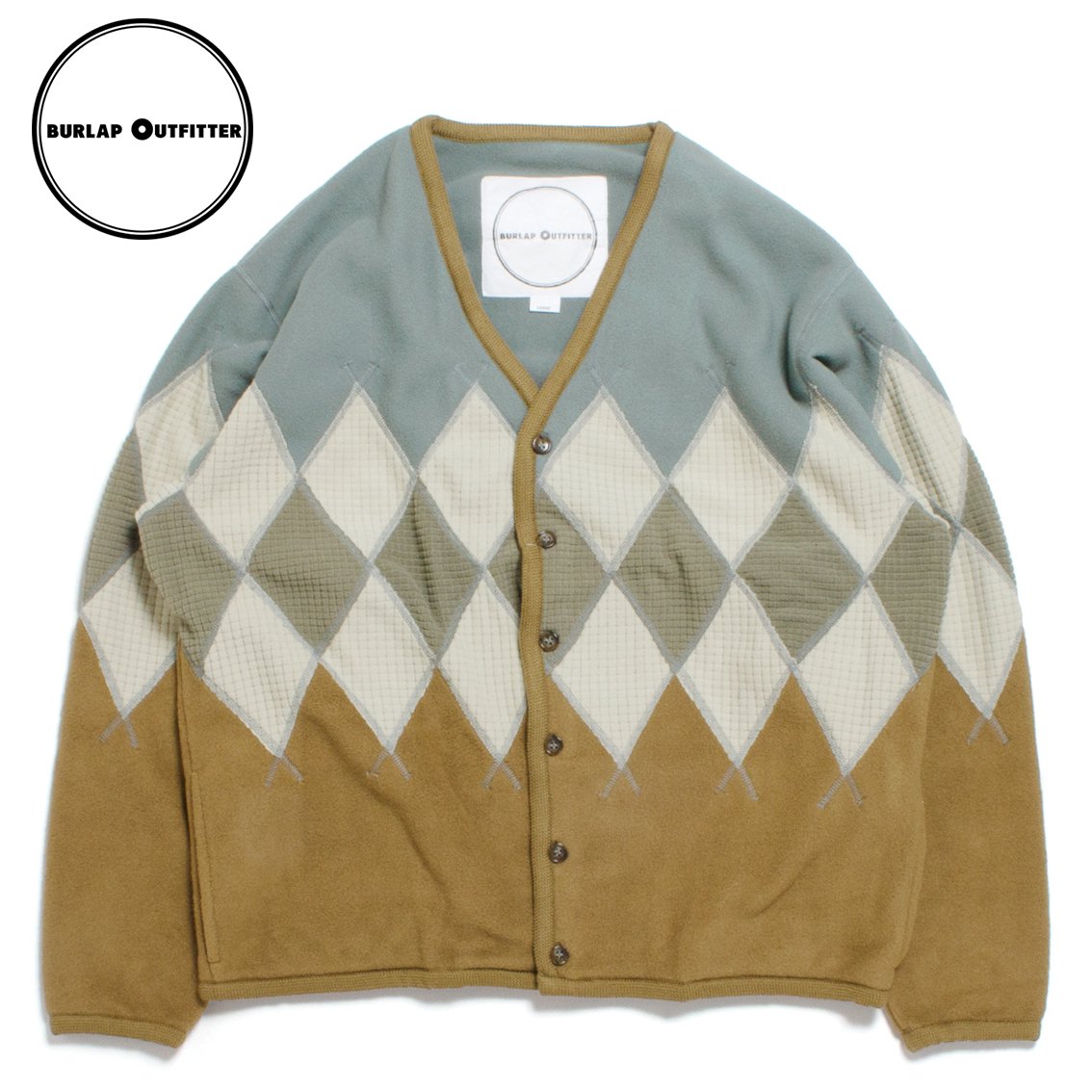 BURLAP OUTFITTER / バーラップアウトフィッター] ARGYLE FLEECE