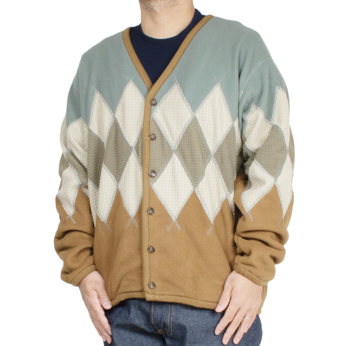 BURLAP OUTFITTER / バーラップアウトフィッター] ARGYLE FLEECE