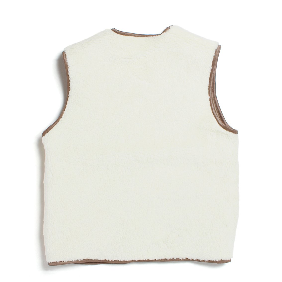 RIDING HIGH / ライディング ハイ] PILE BOA REVERSIBLE VEST パイル ＆ ボア リバーシブル ベスト ウール  日本製 ベージュ - HARTLEY