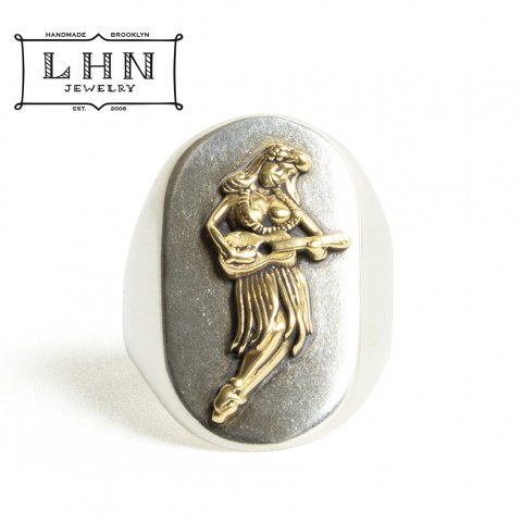 LHN Jewelry エルエイチエヌジュエリー リング 指輪 HULA GIRL RING フラガール ハンドメイド アメリカ製