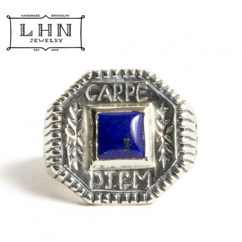 LHN Jewelry エルエイチエヌジュエリー リング 指輪 Carpe Diem Ring ラピスラズリ ハンドメイド アメリカ製