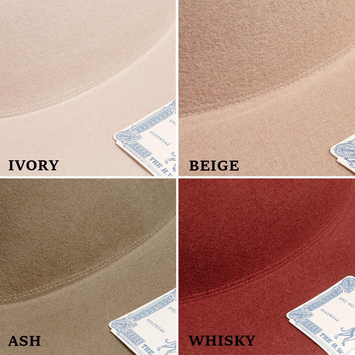 The H.W Dogベージュ トラベルハット The H.W Dogベージュ トラベルハット