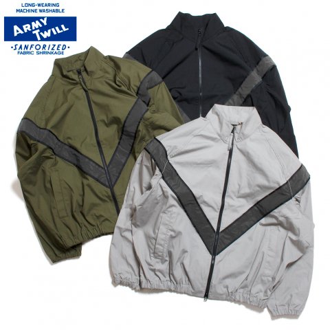 <img class='new_mark_img1' src='https://img.shop-pro.jp/img/new/icons20.gif' style='border:none;display:inline;margin:0px;padding:0px;width:auto;' />ARMY TWILL アーミーツイル トレーニングジャケット プレーンウィーヴ ブルゾン COTTON/POLYESTER PLAIN WEAVE BLOUSON