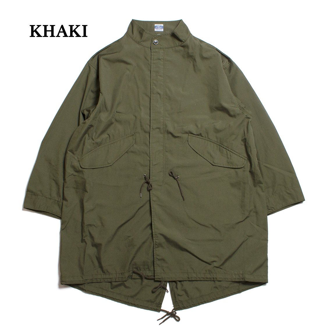 ARMY TWILL / アーミーツイル] POLYESTER PLAIN WEAVE FISH TAIL COAT