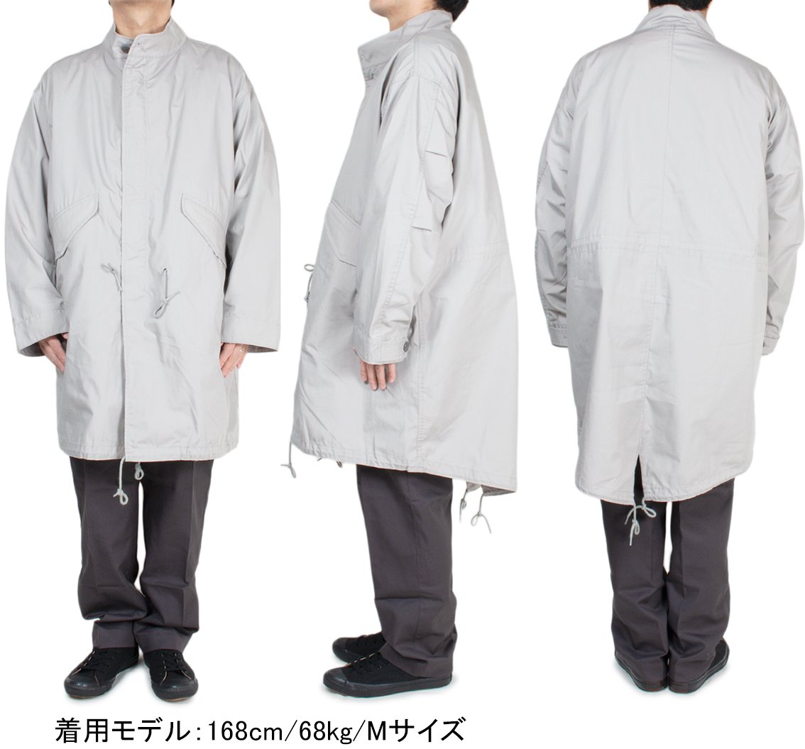 ARMY TWILL / アーミーツイル] POLYESTER PLAIN WEAVE FISH TAIL COAT