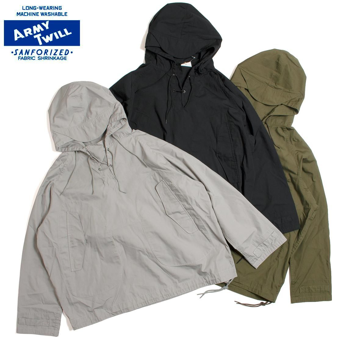 [ARMY TWILL / アーミーツイル] COTTON POLYESTER PLAIN