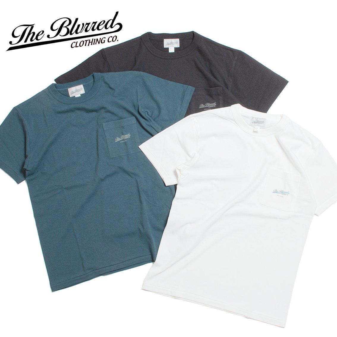 [BLURRED CLOTHING / ブラードクロージング] POCKET T-SHIRTS ポケット Tシャツ BLD069 - HARTLEY
